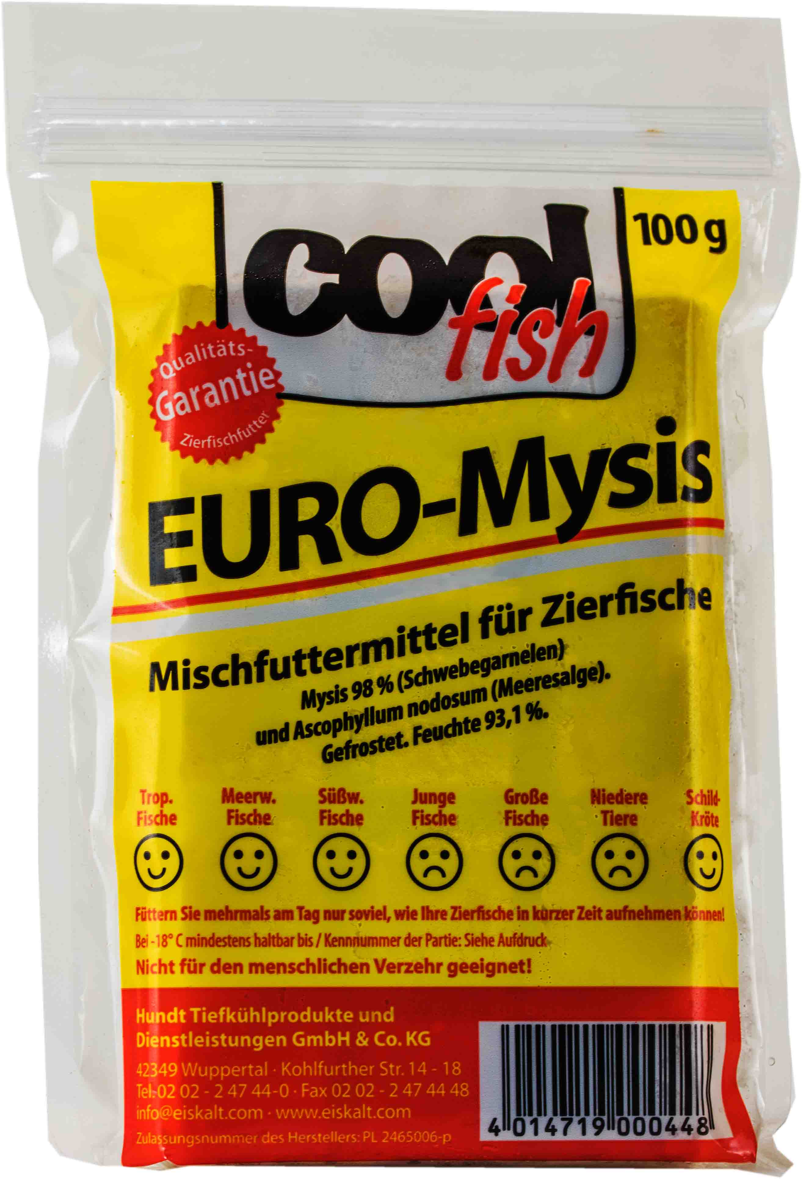 cool fish EURO-Mysis - Schoko 100g