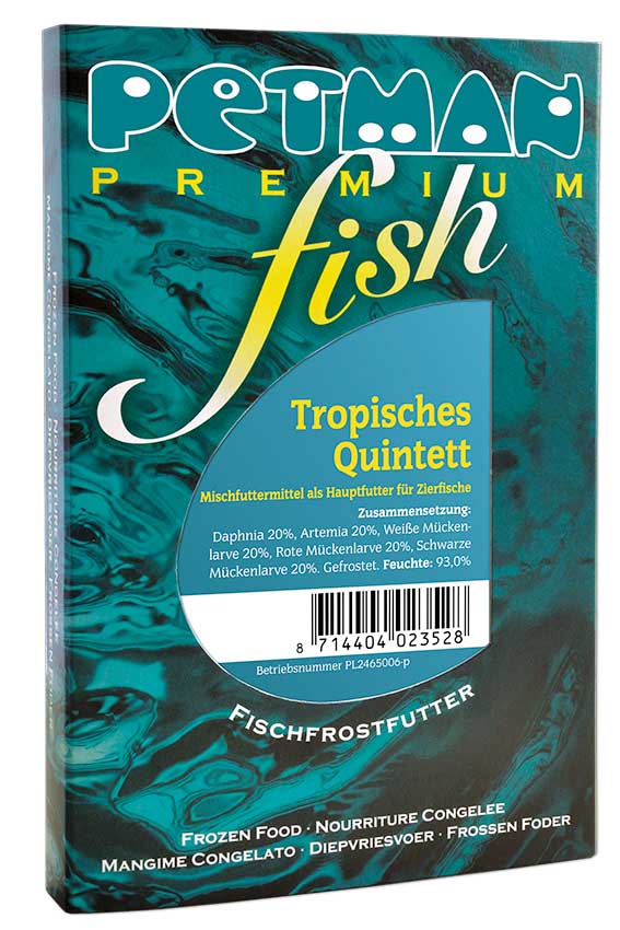 Petman fish Tropisches Quintett Blister
